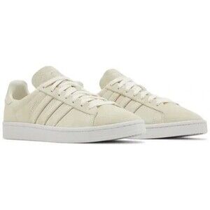 Adidas Campus Stitch & Turn Men’s 8.5 Off‑White Suede Sneakers NWOB